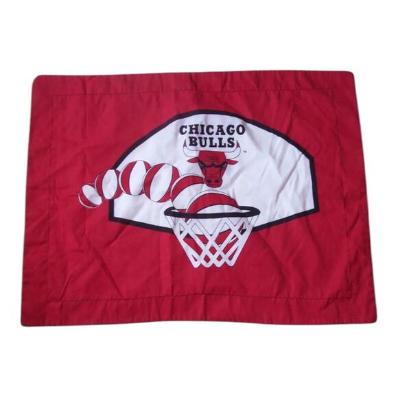 Set Of 2 Vtg 90’s Chicago Bulls Pillow Shams Standard Performance by Springs NEW - Picture 3 of 9